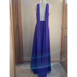 Von Vonnie transformer dress in vibrant purple.